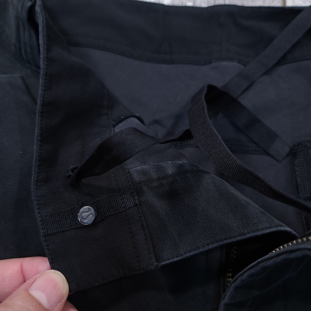Lululemon Utilitech Carpenter Pants Men Size 32 Black Utility Casual Tapered - Picture 7 of 9